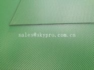 Πράσινη χρώματος διαμαντιών PVC μεταφορέων κορυφή πιασιμάτων ζωνών στιλπνή ματ ομαλή