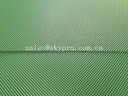 Πράσινη χρώματος διαμαντιών PVC μεταφορέων κορυφή πιασιμάτων ζωνών στιλπνή ματ ομαλή