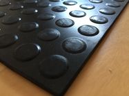 Ο χαμηλός υψηλός Μαύρος χαλιών κύκλων/νομισμάτων/κουμπιών λαστιχένιος μη - γλιστρήστε το λαστιχένιο στρώμα