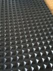 Στερεά λαστιχένια φύλλο επιφάνειας πυραμίδων &amp; χαλί, ένα δευτερεύον τοπ λαστιχένιο χαλί σχεδίων διαμαντιών