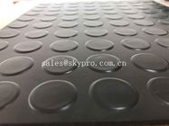 Αντιολισθητικό μαύρο Matting δαπέδων στηριγμάτων χαλιών πάχους 6mm λαστιχένιο λαστιχένιο φύλλο