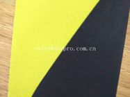 Κίτρινος ανθεκτικός στη θερμότητα ρόλος 1mm υφάσματος νεοπρενίου λαστιχένια φύλλα SBR που ντύνονται