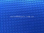 Έξοχος τεντωμάτων τετραγωνικός σχεδίων μπλε ρόλος υφάσματος νεοπρενίου λαστιχένιος ντυμένος φύλλο νάυλον