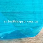 Υψηλής πυκνότητας διαφανής μπλε μαλακός έξοχος λεπτός εύκαμπτος φύλλων PVC πλαστικός