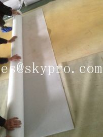 Εγκεκριμένο FDA τροφίμων άσπρο/μπεζ χρώμα υποστήριξης ρόλων φύλλων βαθμού λαστιχένιο.