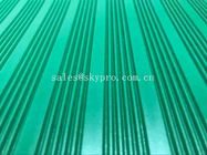 Πράσινο 3mm παχύ ανθεκτικό ζαρωμένο λαστιχένιο φύλλο αντι ζωηρόχρωμο λαστιχένιο Matting ρόλων