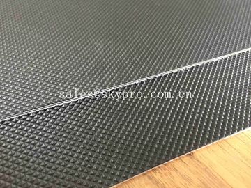 1.6mm μαύρη διαμαντιών κατασκευασμένη ελαφριά PVC μεταφορέων χωρητικότητα φορτίων ιμάντα ισχυρή