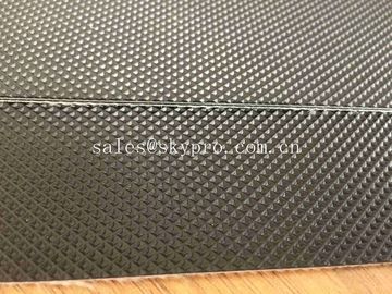 1.6mm μαύρη διαμαντιών κατασκευασμένη ελαφριά PVC μεταφορέων χωρητικότητα φορτίων ιμάντα ισχυρή