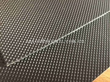 1.6mm μαύρη διαμαντιών κατασκευασμένη ελαφριά PVC μεταφορέων χωρητικότητα φορτίων ιμάντα ισχυρή
