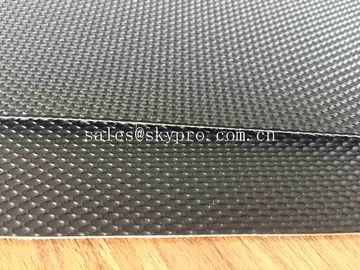 1.6mm μαύρη διαμαντιών κατασκευασμένη ελαφριά PVC μεταφορέων χωρητικότητα φορτίων ιμάντα ισχυρή