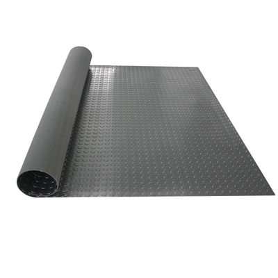 Μαύρο Wearable Coin Grip Anti Slip Pvc δαπέδα Γκαράζ δαπέδα Ματ για αποθήκη