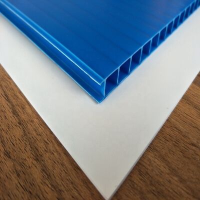 Ηλεκτρονικά σταθεροποιημένο αντιστατικό κούφιο φύλλο πλαστικού με ανθεκτικό στη φωτιά και διπλό φύλλο πλαστικού με κυματοειδή PP