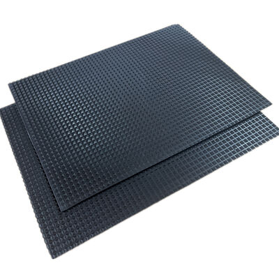 Acid-Resistant 3mm Pyramid Shaped Particle Anti-skid Durable Rubber Sheet