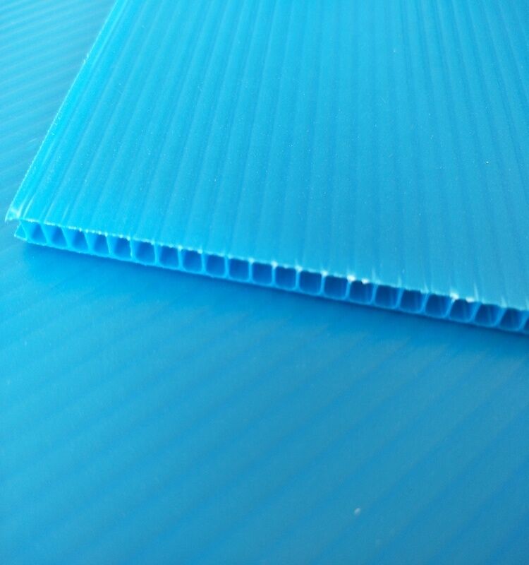 Προσαρμοσμένο μέγεθος Ανακυκλώσιμο Ανερόπλεκτο πλαστικό κυματοειδές φύλλο PP για συσκευασία κιβωτίων