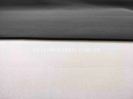 Wearproof Black And White Neoprene Fabric Roll REACH ROHS SGS Foam Material
