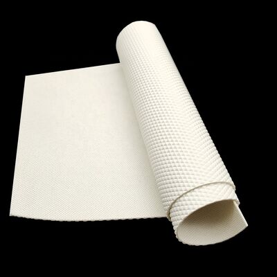 Λευκός ιμάντας μεταφοράς PU με διαμαντένιο μοτίβο, αντιστατικός, για μηχανή φύλλων ζύμης